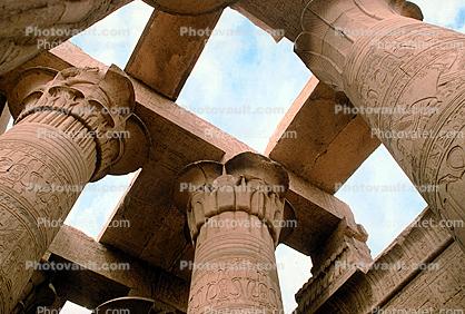 Columns of Luxor Temple, (Thebes)