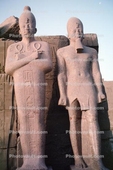 Pharaoh Statues, Karnak, Luxor, Egypt