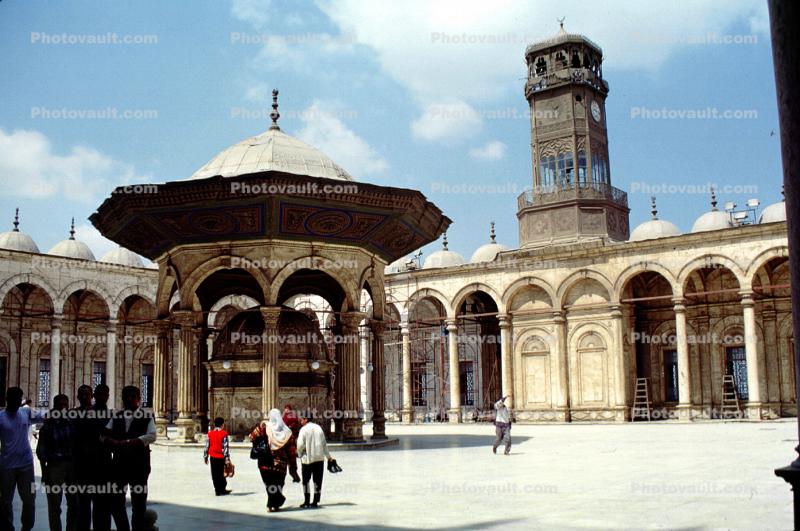Cairo, Mosque, Tower, Building, landmark