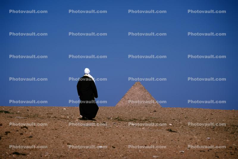 Pyramid, Lone Man Walking, Giza