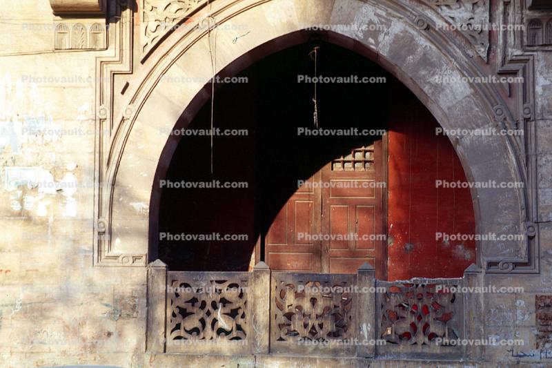 Door, Doorway, Arch, Cairo