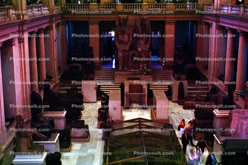 The Egyptian Antiquities Museum of Cairo, inside, interior