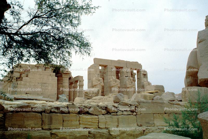 Osirid statues, Pharaoh Ramesses II, Ramesseum, Tomb