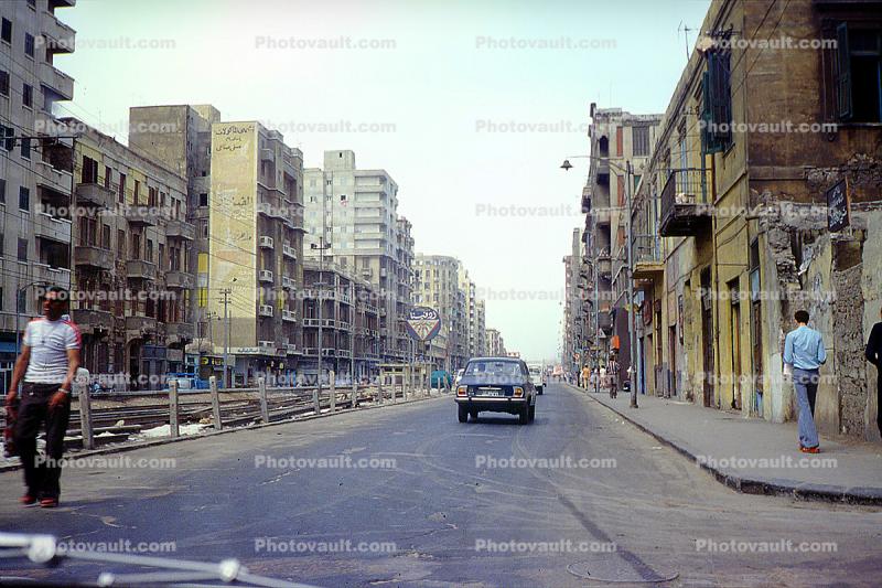 Buildings, Cars, Sidewalk, Alexandria