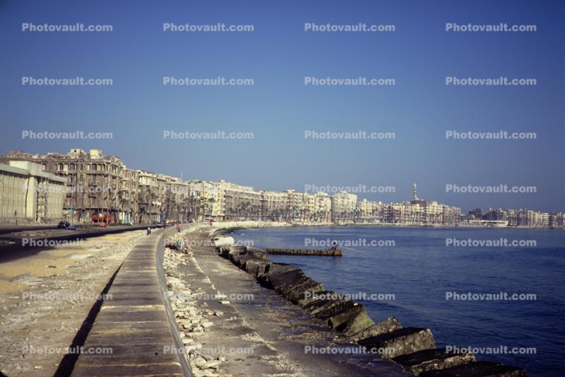 Waterfront, skyline, Alexandria