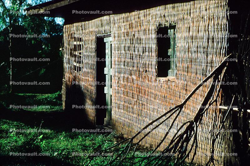 Thatched Grass Wall, building, home, house, Sod