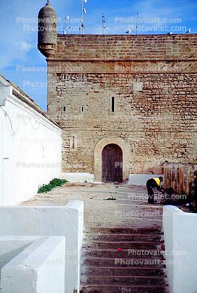 Moorish Castle, steeps, building, Essaouira