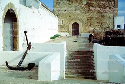 Essaouira, anchor, Moorish Castle, steeps, building