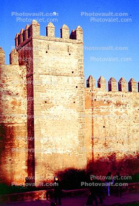 Kasbah, landmark, building, parapet, wall, tower, Castle, Morocco, Rabat