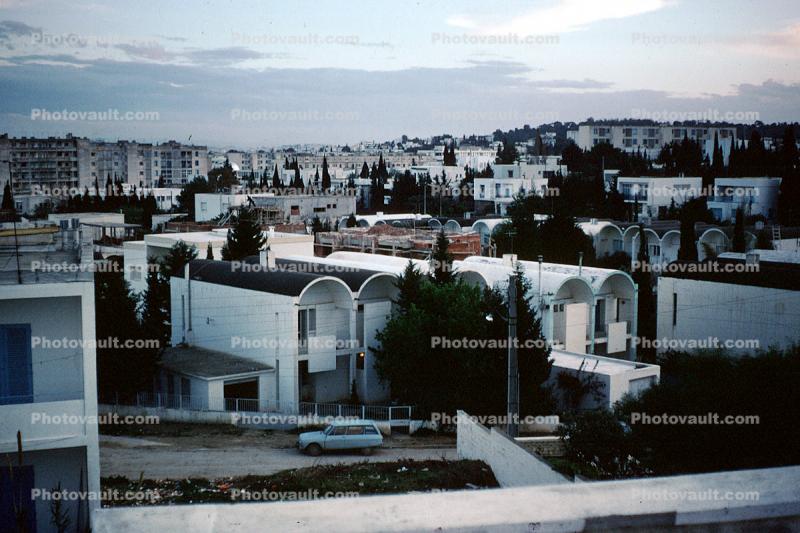 Homes, Houses, Buildings, Tunis, Tunisia