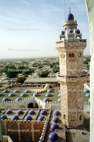 Minaret, Domes, Great Mosque of Touba