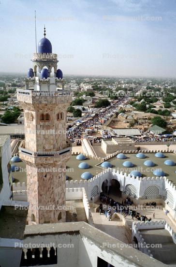 Minaret, building, Great Mosque of Touba