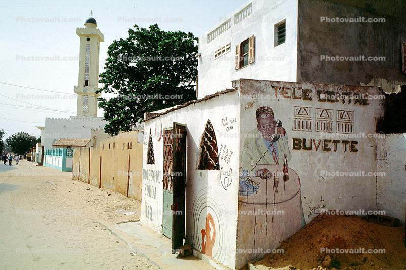 Tele Centre, Telephone Building, Buildings, Minaret, Mosque, Tivaouane