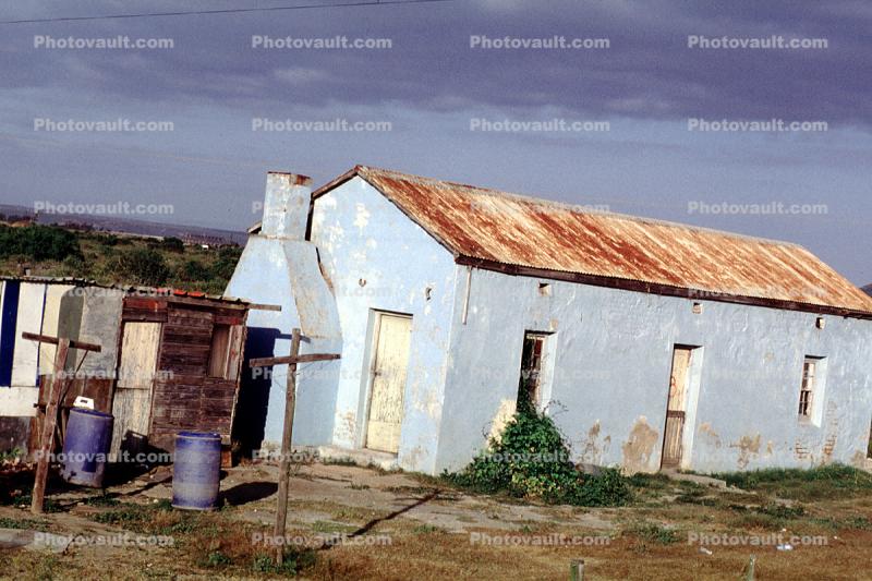 Tin Roof Home, House, Chimney, Roof, Doors, Building, Cape Town