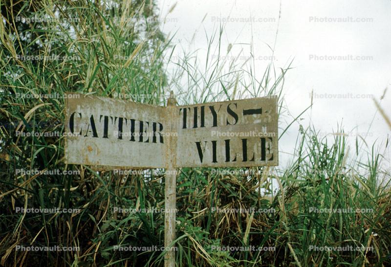 Cattier, Thysville, Signage, sign