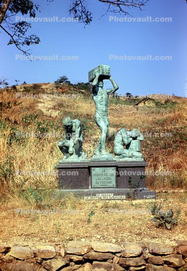 Statue, landmark, hills