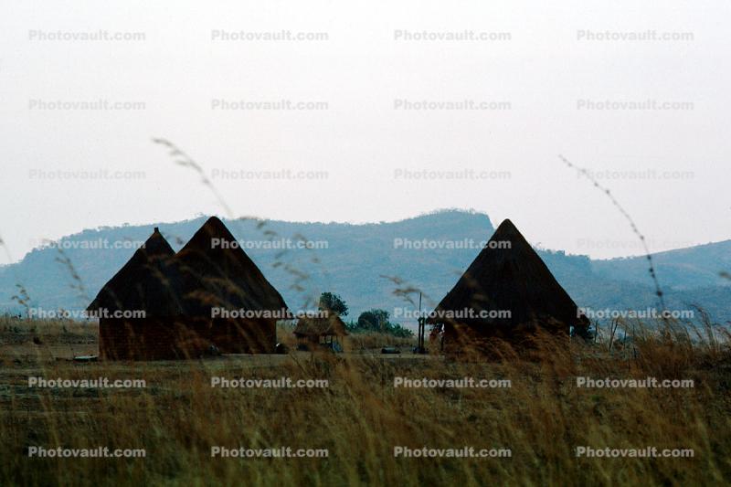 Thatched Roof Houses, Homes, Grass Roof, roundhouse, desert, buildings, hill, mountain, building, Sod
