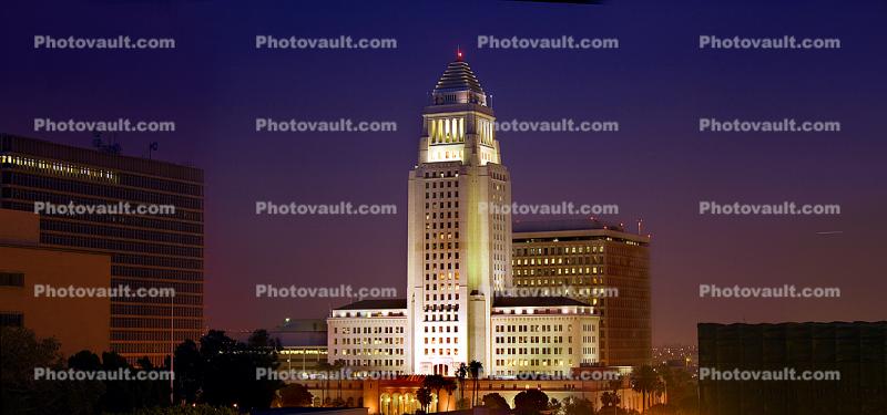 Panorama, Los Angeles City Hall, Mayor's Office, Government offices