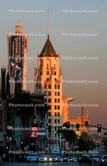 6777 Hollywood Blvd, high-rise building, Hollywood and Highland Streets, cars