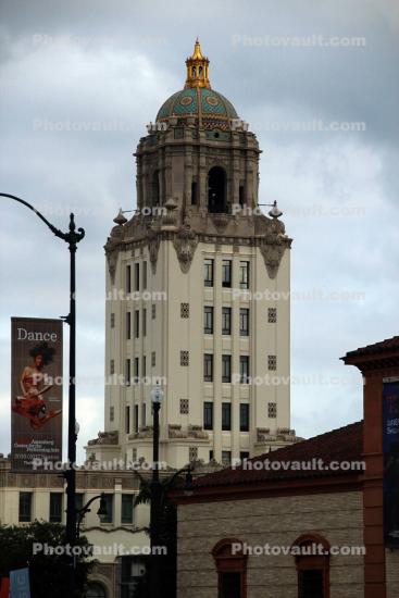 Beverly Hills City Hall Tower, building, dome