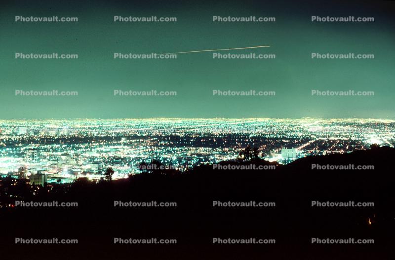 Urban Sprawl in the night, Exterior, Outdoors, Outside, Nighttime, buildings
