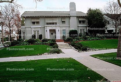 Mansion, Home, Frontyard, Sidewalk, steps