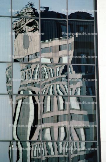 glass reflection, Cityscape, skyline, building, skyscraper, Outdoors, Outside, Exterior, high-rise