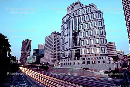 1000 Wilshire building, Wedbush Morgan Securities, highrise, commercial office, Outdoors, Outside, Exterior, high-rise, Interstate I-10 freeway