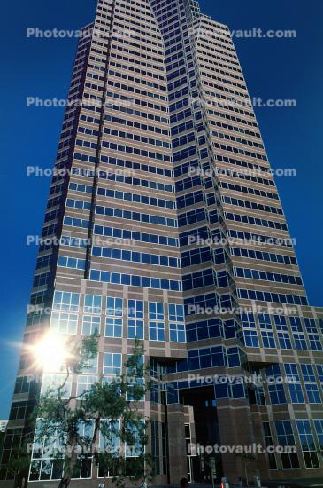Fox Plaza, skyscraper, commercial offices building, highrise