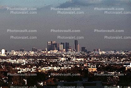 Cityscape, slkyline, buildings, downtown Los Angeles