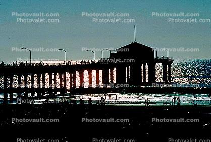 Huntington Beach Pier, Ocean, waves