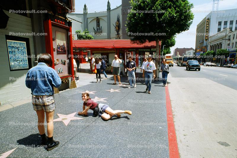 Sidewalk, Hollywood Blvd