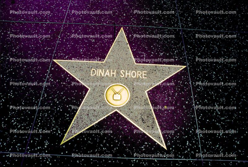 Dinah Shore, Sidewalk Star
