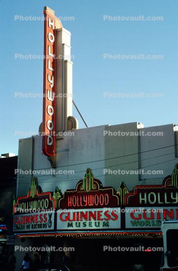 Guiness, Hollywood, marquee, neon sign, landmark