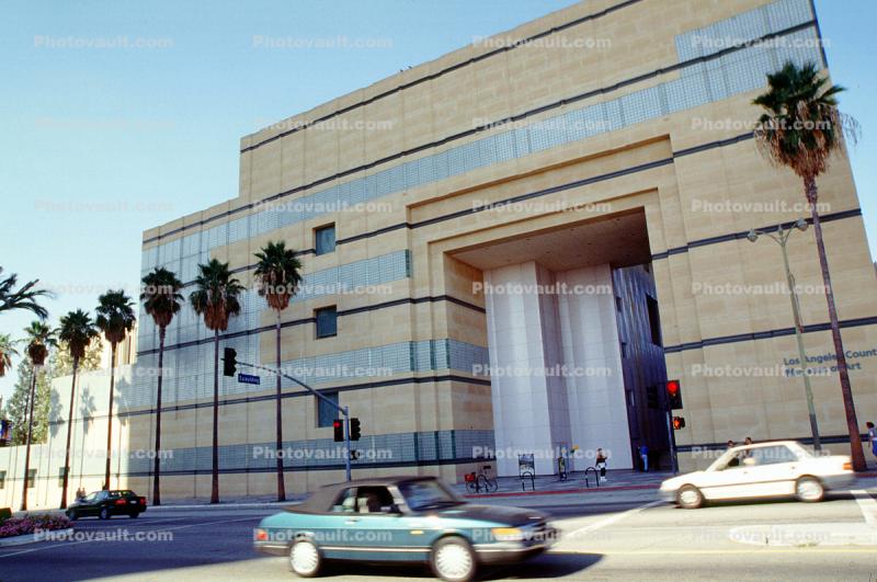 Los Angeles County Museum of Art, LACMA, building, cars