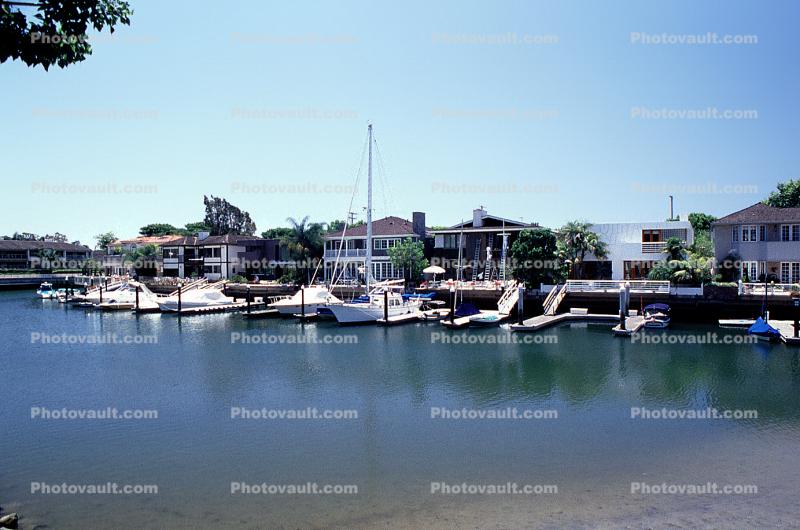 Docks, Harbor, homes, houses, boats