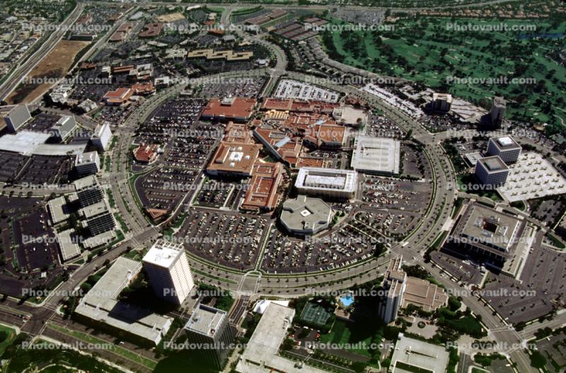 Fashion Island, Shopping Center, buildings, parking lots, circle, rooftop,  roof top, mall, landmark Images, Photography, Stock Pictures, Archives,  Fine Art Prints