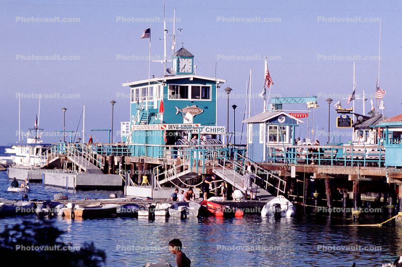 Docks, Boats, buildings, Pier, Avalon, landmark