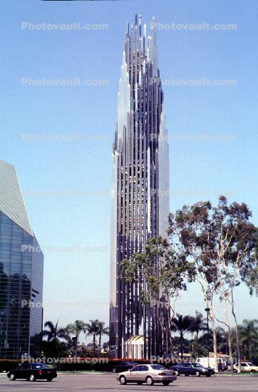 Crystal Cathedral tower, cars, Automobiles, Vehicles, landmark