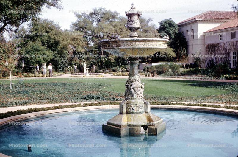 Water Fountain, Huntington Gardens, March 1961, 1960s