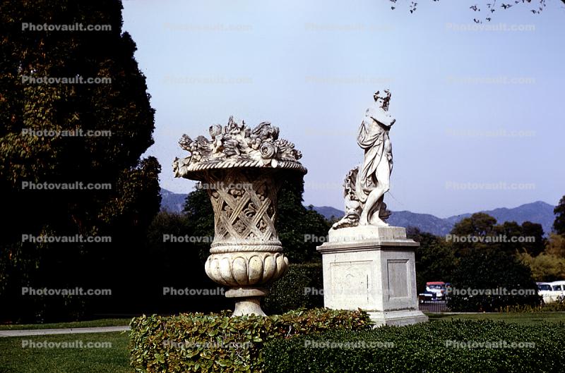 Statue, Statuary, Sculpture, art, artform, Huntington Gardens, March 1961, 1960s