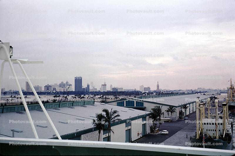 Cityscape, Skyline, Building, Skyscraper, Long Beach Downtown, Outdoors, Outside, Exterior, February 1968, 1960s