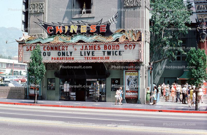 James Bond 007, You Only Live Twice, Technicolor, Panavision, TCL Chinese Theatre, Cinema Palace, July 1967, 1960s
