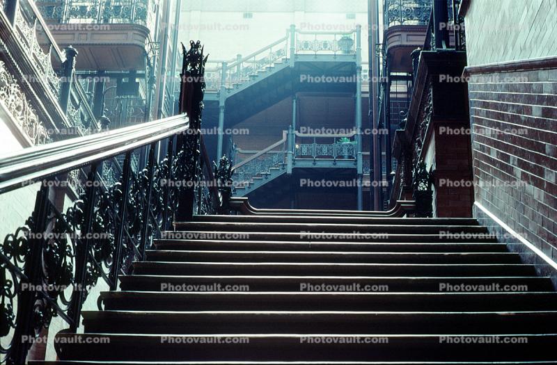 Steps, Staircase, Stairs, Bradbury Building