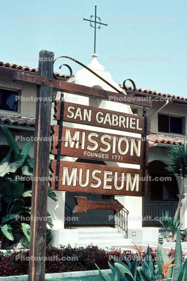 Mission San Gabriel, September 1970, 1970s