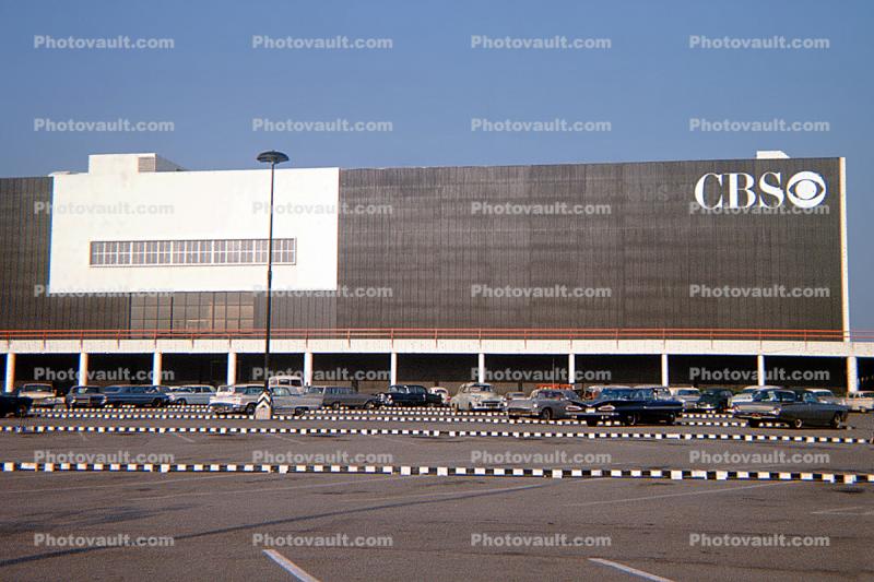 CBS Television City, Headquarters, Parked Cars, Fairfax District, July 1965, 1960s