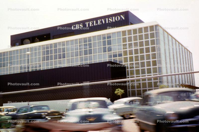 CBS Television City, Headquarters, Parked Cars, Fairfax District, November 1959, 1950s