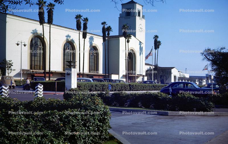 Union Station building, Clock Tower, October 1946, 1940s