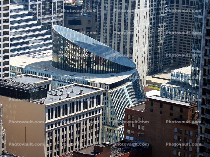 James R Thompson Center Chicago, skylight atrium