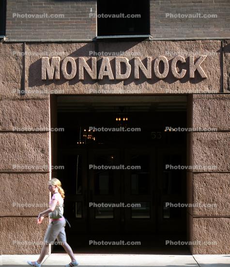door, entryway, Monadnock Building, skyscraper, South Dearborn Street-Printing House Row North Historic District